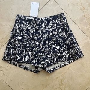 Blue and white skort
